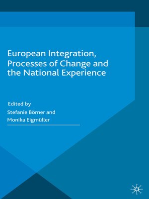 cover image of European Integration, Processes of Change and the National Experience